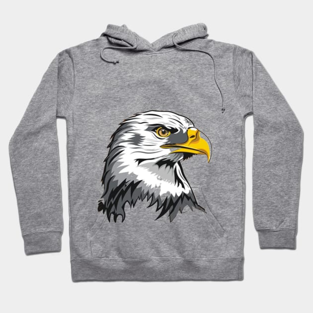 Bald Eagle America Hoodie by Graffix